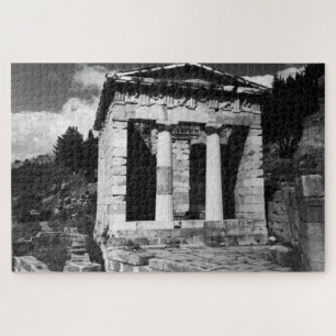 Vintage Greece Delphi Athenian Treasury Jigsaw Puzzle