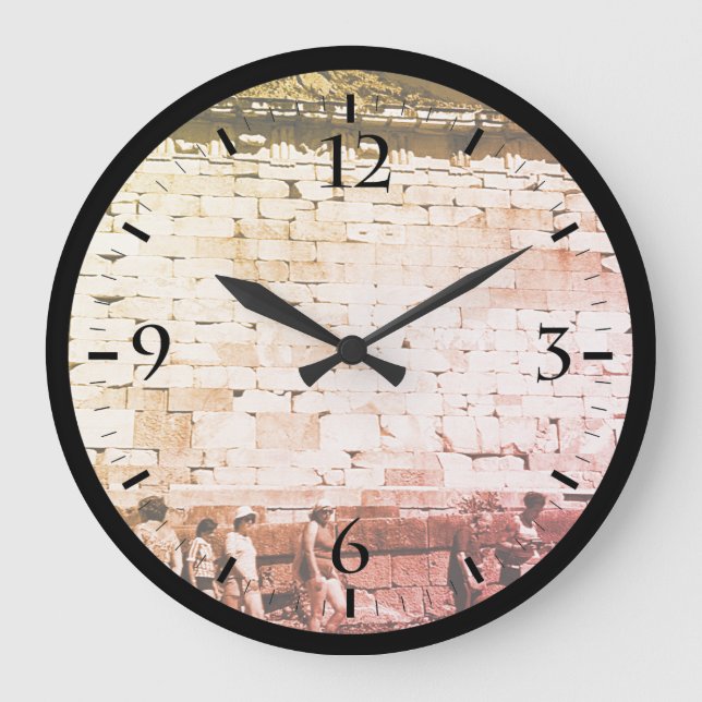 Vintage Greece Delphi Athenian Treasury Watch Large Clock (Front)