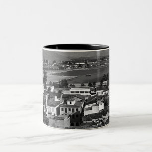 Vintage Greece Delphi  Old palace Athens Two-Tone Coffee Mug