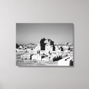 Vintage Greece shops Ancient Corinth Agora Canvas Print