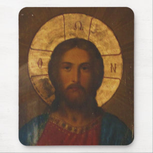 VINTAGE GREEK ORTHODOX ICON MOUSE PAD