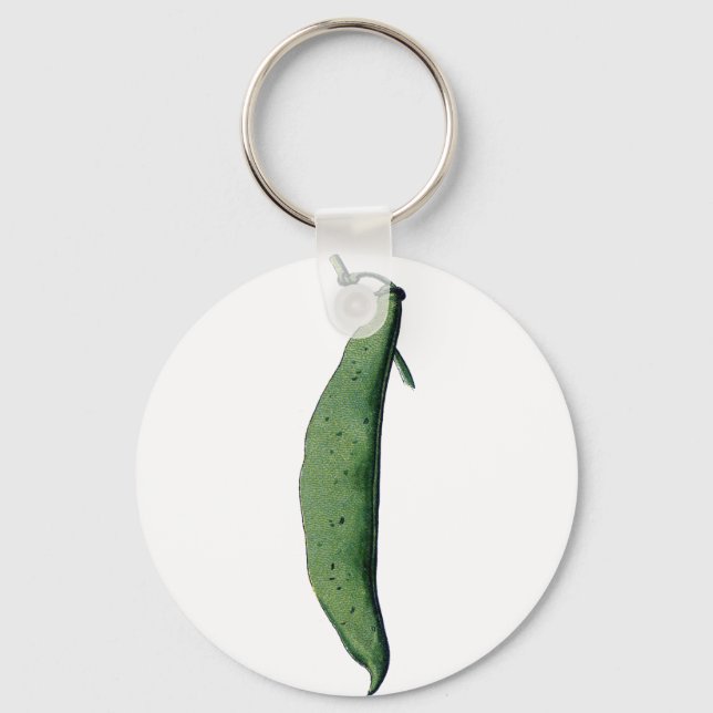 Vintage Green Bean Keychain (Front)