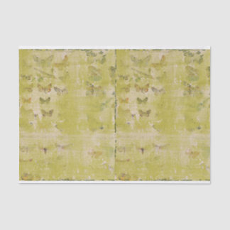 Vintage Green Butterfly Shabby Chic Decoupage Tissue Paper