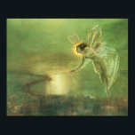 Vintage Green Fairy - Spirit of the Night by John  Poster<br><div class="desc">Vintage Green Fairy - Spirit of the Night by John Atkinson Grimshaw</div>