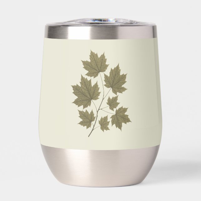 Vintage Green Maple Leaves (Front)