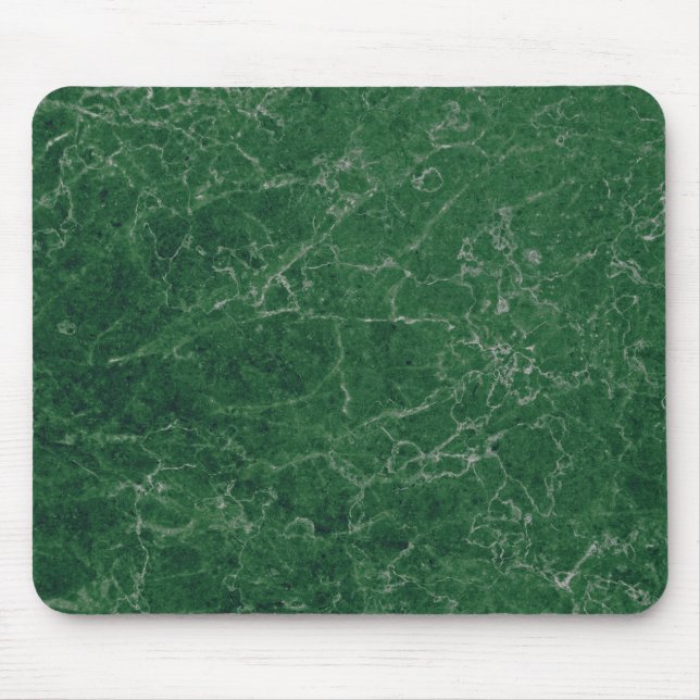 Vintage Green Marble Stone Texture Mouse Pad (Front)