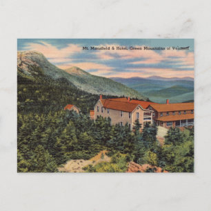 Vintage, Green Mountains of Vermont Postcard