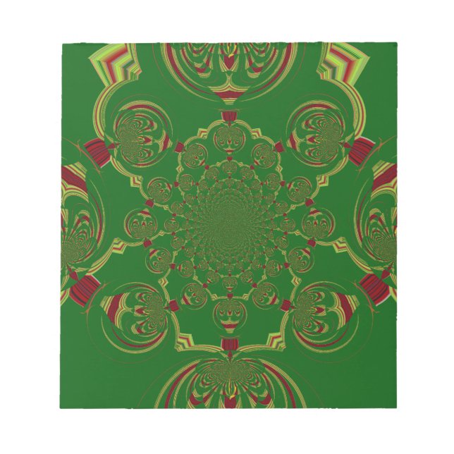 Vintage Green Notepad (Front)