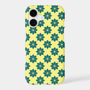Vintage Green Southern France Flower Pattern