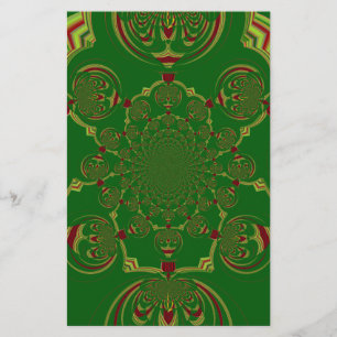 Vintage Green Stationery