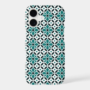 Vintage Green White Barcelona Star Tile Geometric