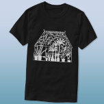 Vintage Greenhouse Gardening T-Shirt<br><div class="desc">A vintage greenhouse full of fabulous plants.  Perfect for your favourite gardener.  Original art by Nic Squirrell.</div>