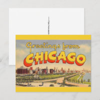 Vintage Greeting from Chicago