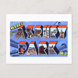 Vintage Greetings from Asbury Park, New Jersey, Postcard