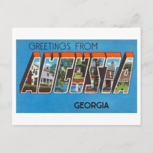 Vintage Greetings from Augusta, Georgia Postcard