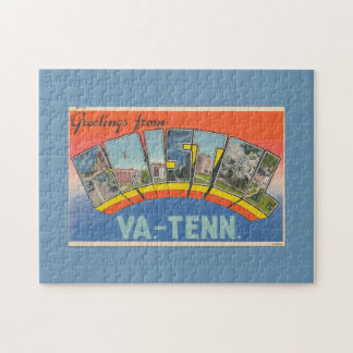 Vintage Greetings from Bristol Postcard Jigsaw Puzzle