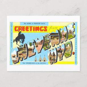 Vintage Greetings from Cheyenne, Wyoming, Postcard
