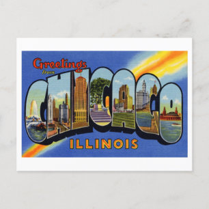 Vintage Greetings from Chicago, Illinois Postcard