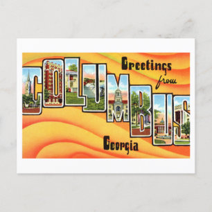 Vintage Greetings from Columbus, Georgia, Postcard