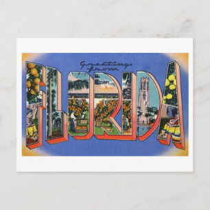Vintage Greetings from Florida Postcard