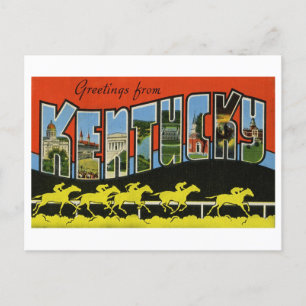 Vintage Greetings from Kentucky Postcard
