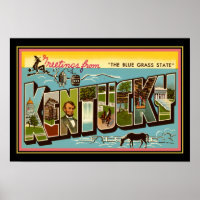 Vintage "Greetings from Kentucky"