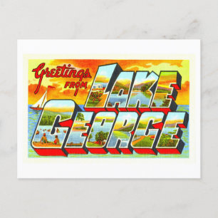 Vintage Greetings from Lake George, New York, Postcard