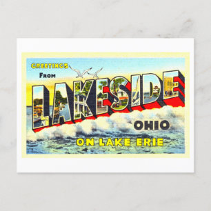 Vintage Greetings from Lakeside, Ohio, Postcard