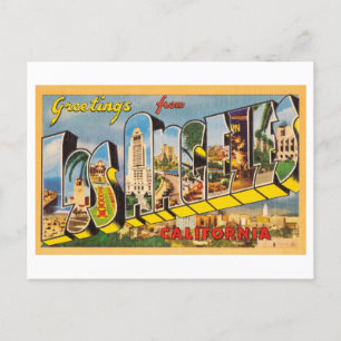 Vintage Greetings from Los Angeles, California Postcard