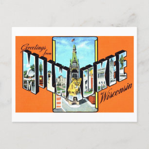 Vintage Greetings from Milwaukee, Wisconsin, Postcard