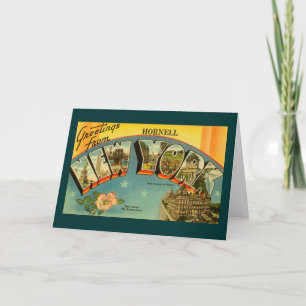 Vintage Greetings from New York Card