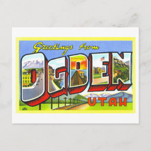 Vintage Greetings from Ogden, Utah, Postcard