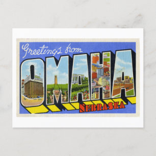 Vintage Greetings from Omaha, Nebraska Postcard