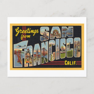 Vintage Greetings from San Francisco, California Postcard