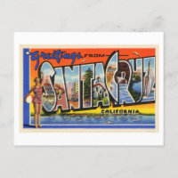 Vintage Greetings from Santa Cruz, California