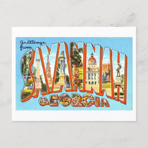 Vintage Greetings from Savannah, Georgia, Postcard