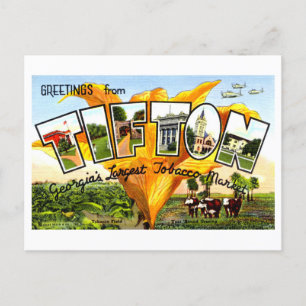 Vintage Greetings from Tifton, Georgia, Postcard