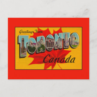 Vintage greetings from Toronto Ont. Postcard