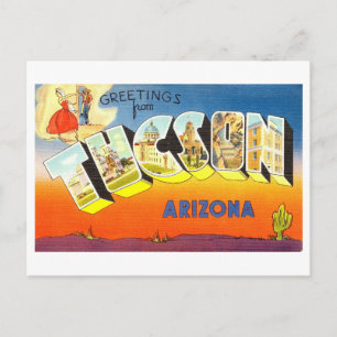 Vintage Greetings from Tucson, Arizona Postcard