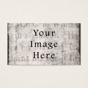 Vintage Grey Black Script Text Parchment Paper