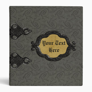 Vintage Grey Elegance Binder