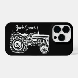Vintage Grey massey fergison tractor iPhone 14 Pro Case