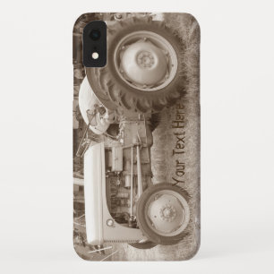 Vintage Grey massey fergison tractor photo iPhone XR Case