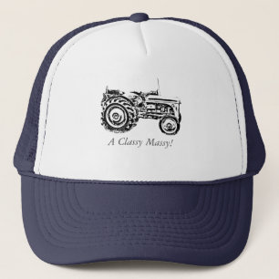 vintage Grey massey fergison tractor photo Trucker Hat