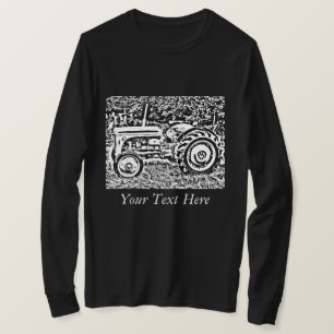 Vintage Grey massey fergison tractor T-Shirt