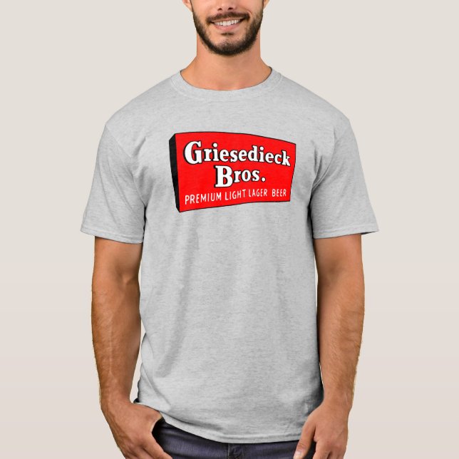 Vintage Griesdieck Bros. Beer Logo T-Shirt (Front)