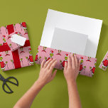 Vintage Grinch Christmas Pink Pattern Wrapping Paper<br><div class="desc">Add a touch of festive charm to your gifts with this vintage-inspired "Grinch Christmas Pink Pattern" wrapping paper. Featuring the Grinch in a playful holiday design with a fun pink background, this wrapping paper combines a classic Dr. Seuss character with a modern twist. Perfect for holiday gift wrapping, it brings...</div>