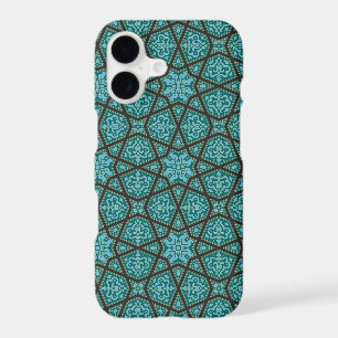 Vintage gris arabe égyptien Motif géométrique