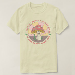 Vintage Groovy Motivational Mushroom T-Shirt