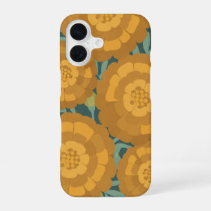 Vintage Grouped Marigolds iPhone 16 Case